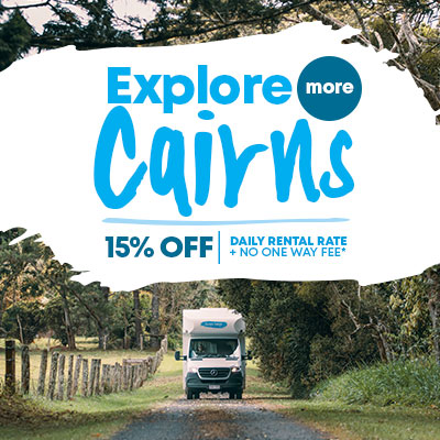 15% off Cairns camper hire in our latest special